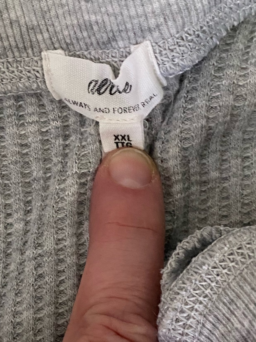 AERIE WAFFLE KNIT WIDE LEG PANTS - XXL - Picture 6 of 6